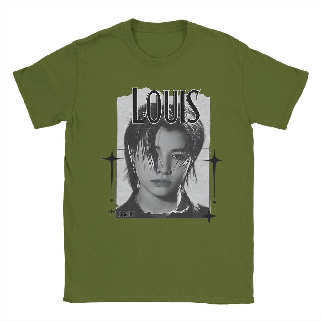 Unique Lngshot Louis Rising TShirt Unisex O Neck Cotton T Shirts Short Sleeve Tees Plus Size Clothing