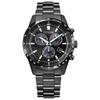 Citizen Chronograph Date Solar BL5615-56E Men's Watch, Waterproof, Light-Powered Eco-Drive, Display, Analog, Business, Black,