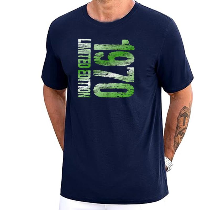 Limited Edition 1970 55th Birthday Born 1970 TShirt Couple Print on DeUnisexd Unisex Summer Streetwear Tops Camisas