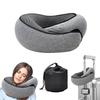 Memory Foam Neck Pillow Cervical Vertebra Travel Portable Noon Break Aircraft U Type Of Pillow Sleep Camping Pillow Carry Bag