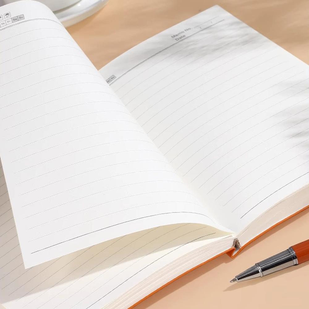 (Logo Can Be Engraved) A5 Thickened Student Subject Notebook, Soft Cover Notepad, Diary, Meeting Minutes, Travel Log