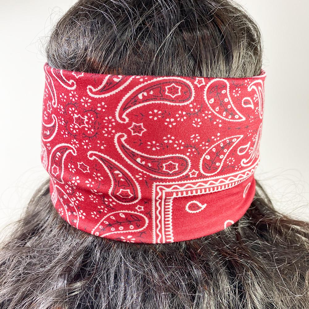 Head Bands Cross Elasticity Hair Band Bandana Print Head Wrap Beauty Sports Headband