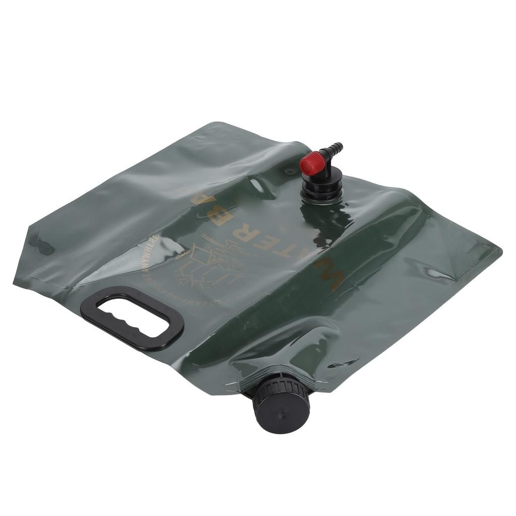 9L Faltbarer Wasserbehälterbeutel Große Kapazität Tragbar Faltbar Outdoor Wasserspeicherbeutel für Camping Wohnmobil Reisen OD