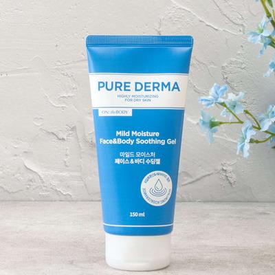 On The Body Pure Derma Milde Feuchtigkeitspflege Gesicht & Körper Beruhigungsgel 150 ml