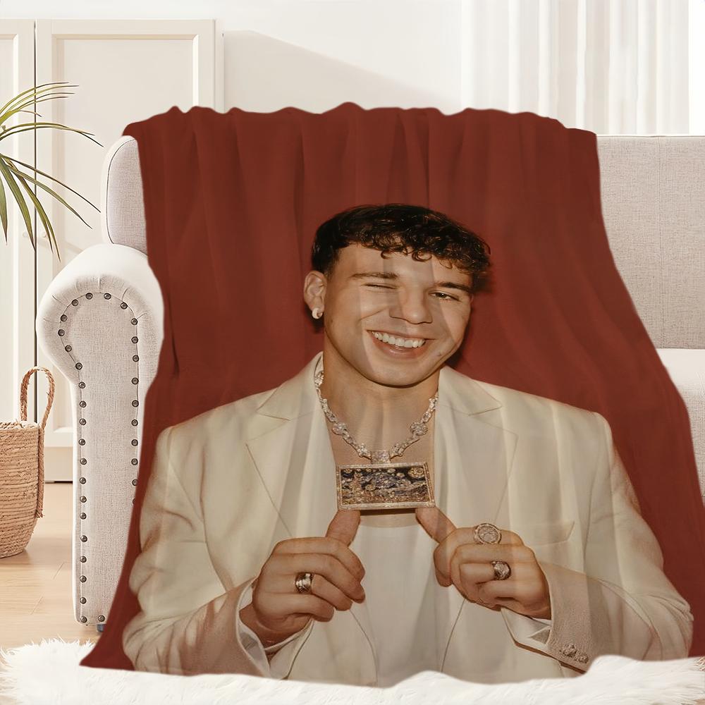Hip Hop Singer Q-Quevedo Blanket Blanket for Couch Sofa Travel Home Hiking Picni Bed Beding Flannel Blanket birthday gift