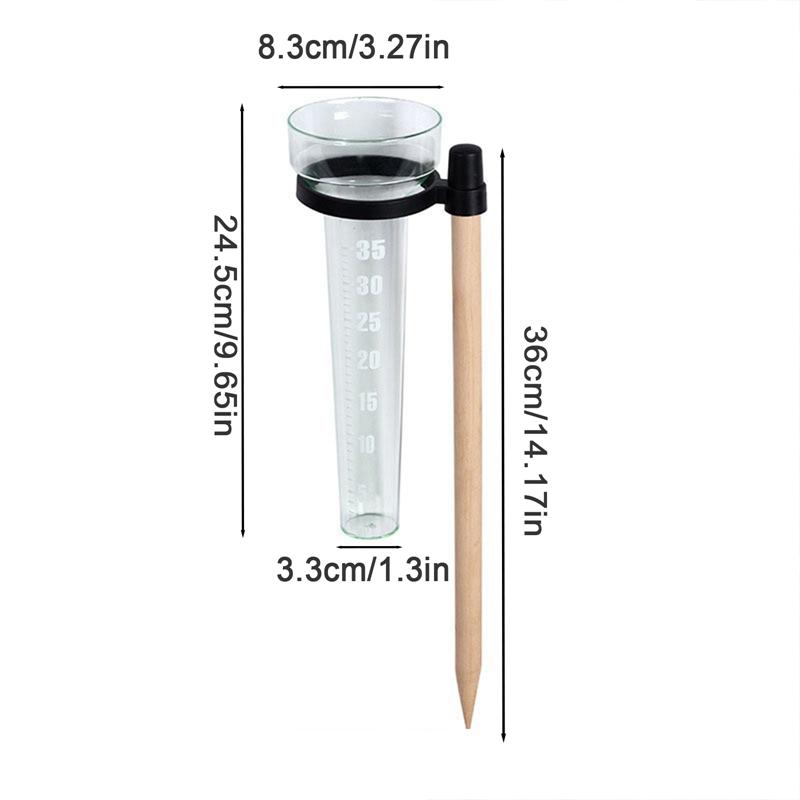 

Полистирольный дождемер до 35 мм, уличный дождемер, измерительный стаканчик для измерения количества дождевой воды и сбора дождевой воды