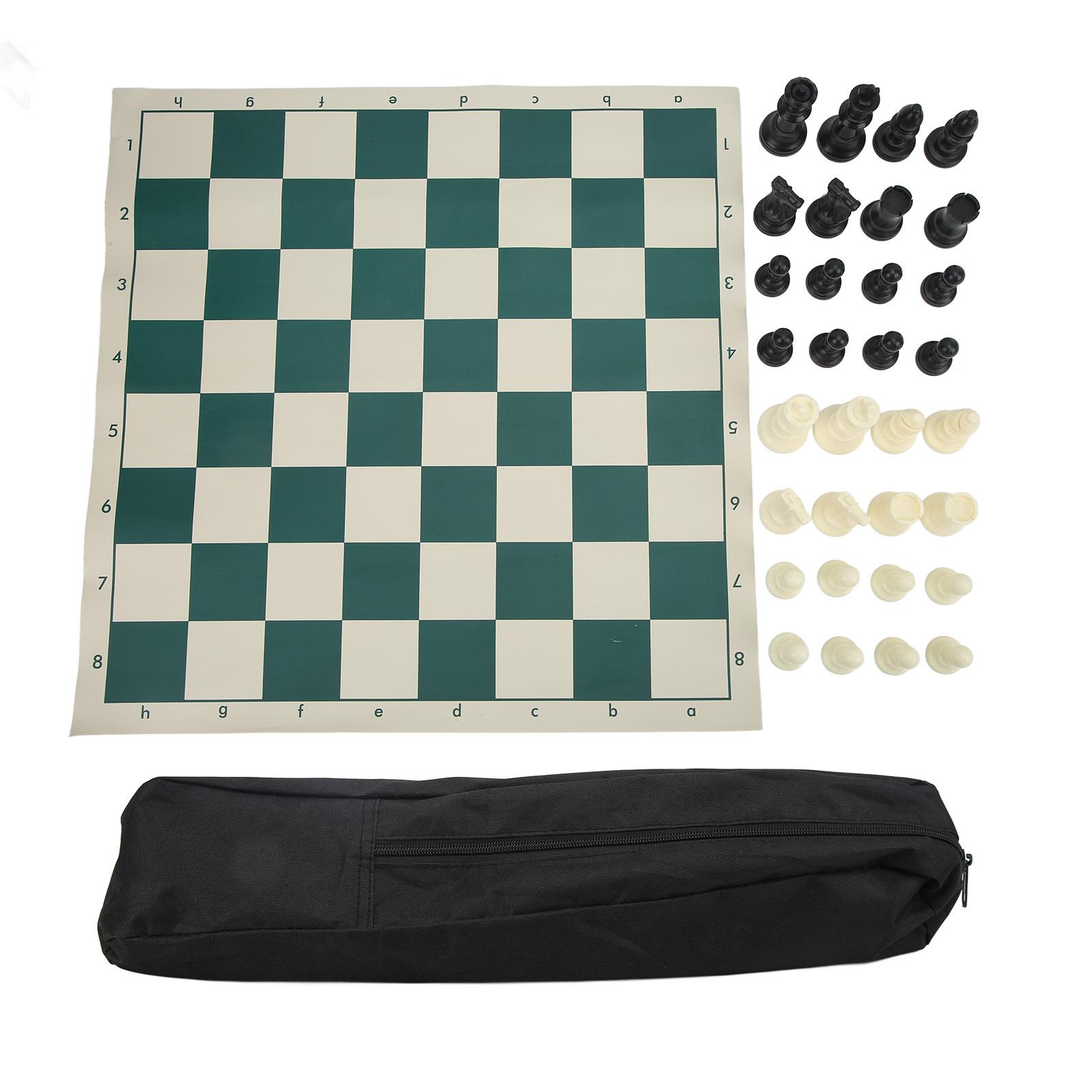 Portable Folding Chess Board Chess Game Set Educational Travel Board Games for Children