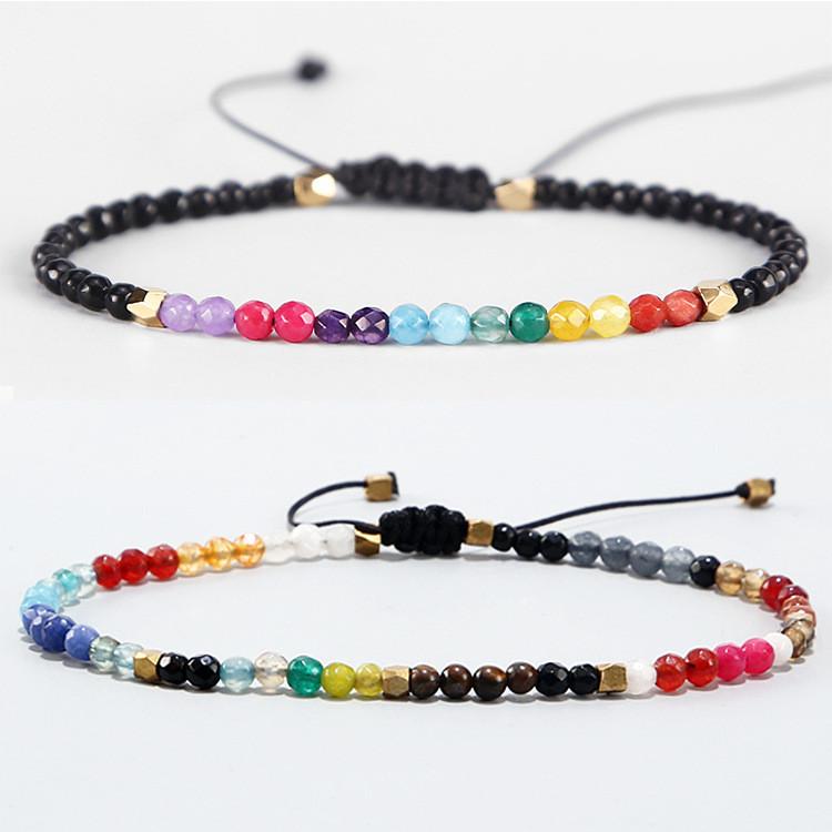 Handgefertigtes Böhmisches Achatperlen Sternbild Armband Für Damen Und Herren