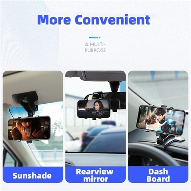 Car Phone Holder Stand Universal Dashboard Car Clip Mount GPS Bracket Car Mobile Phone Support In Car For iPhone Samsung Xiaomi