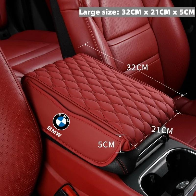 

2025 Hot Luxury leather Car Center Console Protector Cover Storage Pocket For BMW E39 E46 E36 E53 E90 E60 E61 E93 E87 X1 X3 X5 X