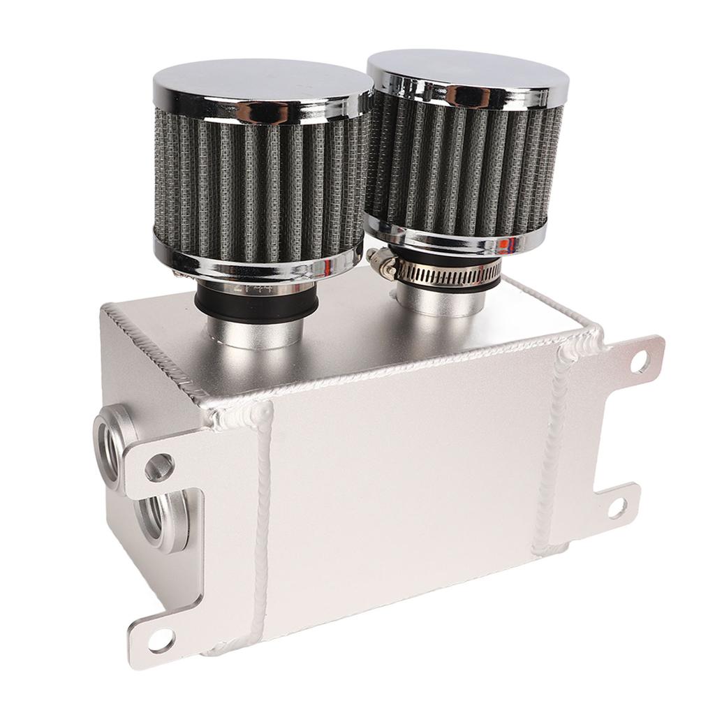 1200ml Oil Catch Can Kit Engine   Baffle Dual Filter Oil   Reservoir AN8 Hose Fitting