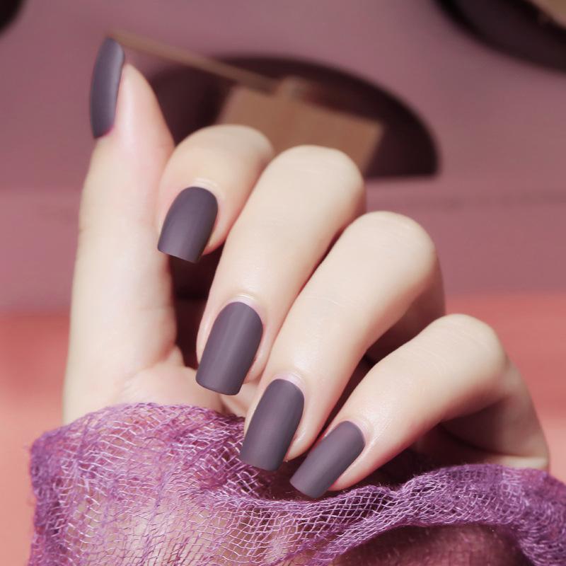 Fog Matte Nail Polish Lasting Non Peelable Scrub Colorless Transparent Bake Free Nail Enamel