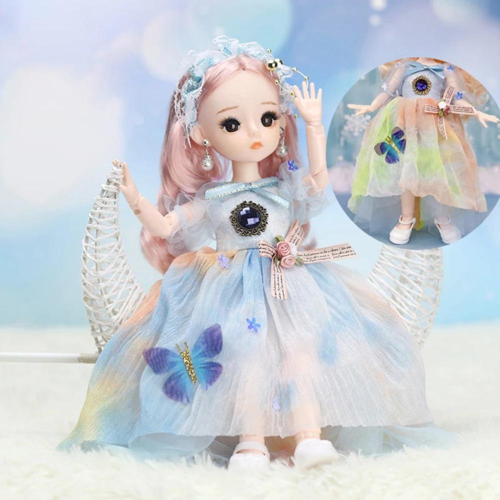 30cm Cute Princess Doll Set or Doll Clothes 21 Joints Moveable Doll Kids Girl Doll Toy Gift 1/6 Bjd Doll