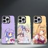Game N-Nekopara Cute Phone Case For iPhone 11,12,13,14,15,16,17,Pro,Max,Plus,E,Air,Mini IMD Matte Black