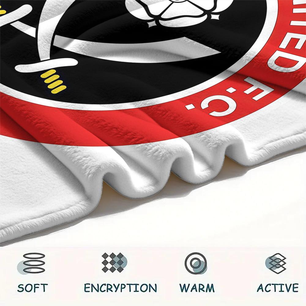 Custom Name Sheffield United Flannel Blanket, High quality Comfortable for All Seasons, Home Decor, Warmth and Comfort