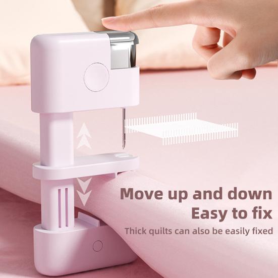 Press Type Bed Sheet Holder Quilt Cover Clip Compact Design Portable Easy to Use Non-slip Quilt Fixer Sheets Clip