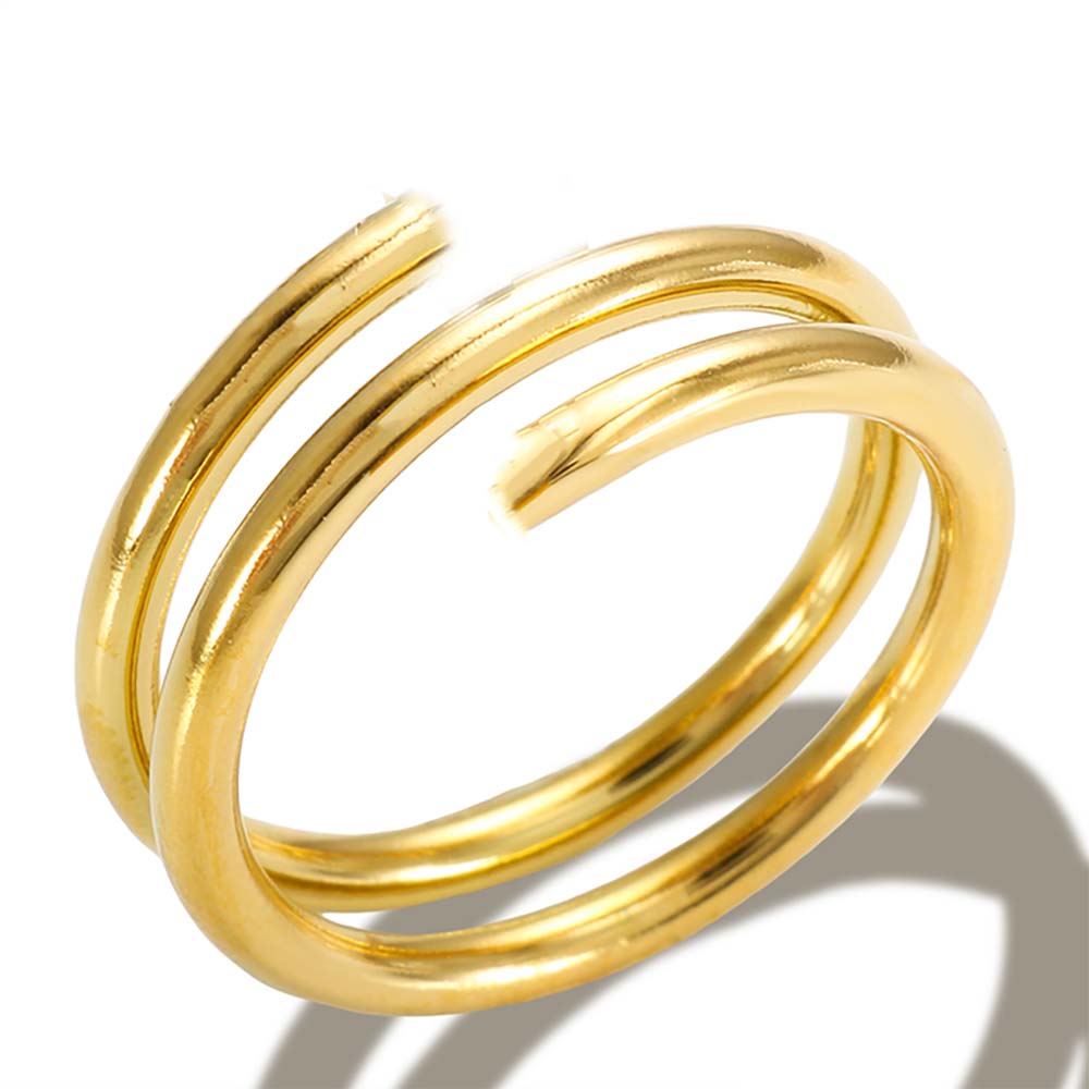 

Модное круглое кольцо для ногтей с кристаллами, кольцо из нержавеющей стали с металлической геометрией, кольца на палец для женщин и мужчин, пара кубического циркония, ювелирные изделия, подарок, новинка 8