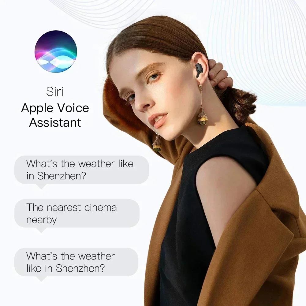 TWS Bluetooth Earphones Wireless Bluetooth Headset Noise Cancelling Headsets With Microphone Headphones Apply To Smartphones