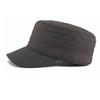 Men's Flat Hat Autumn Winter Velvet Thick Warm Cotton Hat Full Seal Hat Outdoor Sunscreen Hat