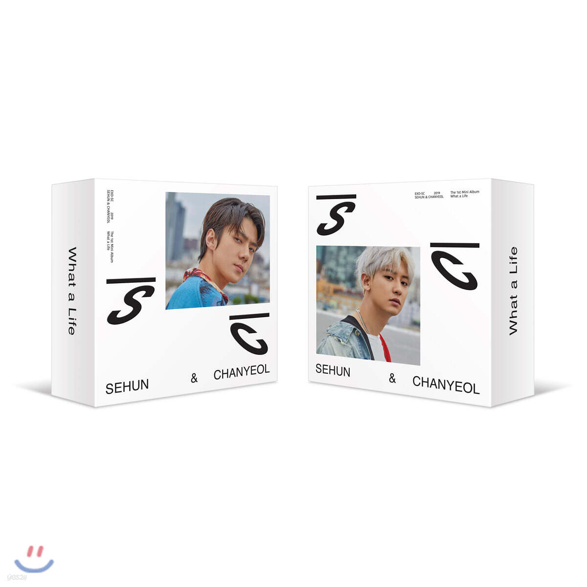 

Sehun & Chanyeol (EXO-SC) - 1st Mini Album: What a life [Smart Music Album (Kino Album)] [1 out of 2 covers randomly sent]