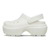 Crocs Baskets unisexes Stomp Clog Chalk Crème 209347-0WV