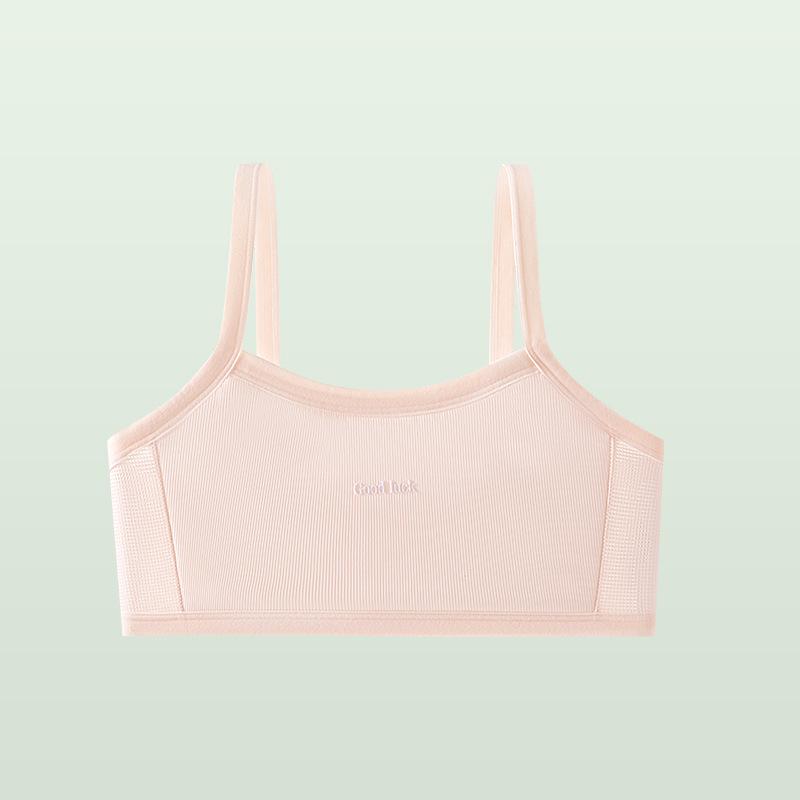 Girls  Fixed Cup Training Bra, Stage 1: Ages 9-12, for Junior High Students L (45-75 lbs)