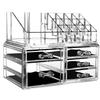 Transparent Makeup Box With Large Capacity And Special Packaging Dressing Table Storage Rack Storage Box Multi-layer