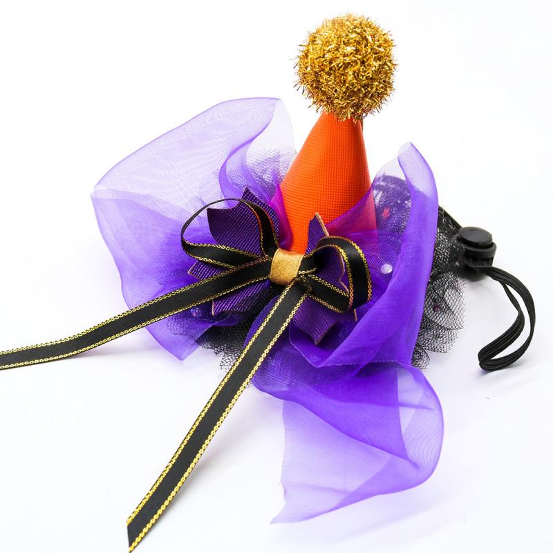 2 PCS Style Cap for Pet Dog Cat Adjustable Pumpkin Pattern Hat for Small Dog Pets Dogs Grooming Accessories Pet Dog Supplier