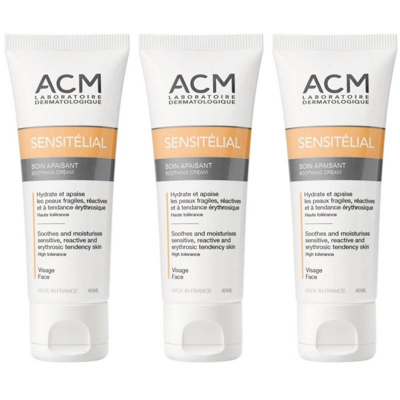 ACM Sensiterial Moisture Soothing Care Cream 40ML 3 pcs