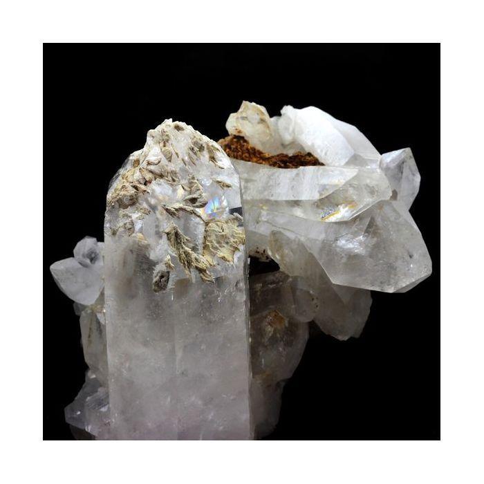 Pierres et Minéraux. Quartz + Baryte. 710.5 ct. Le Grand Chatelard, Jarrier, Savoie, France..