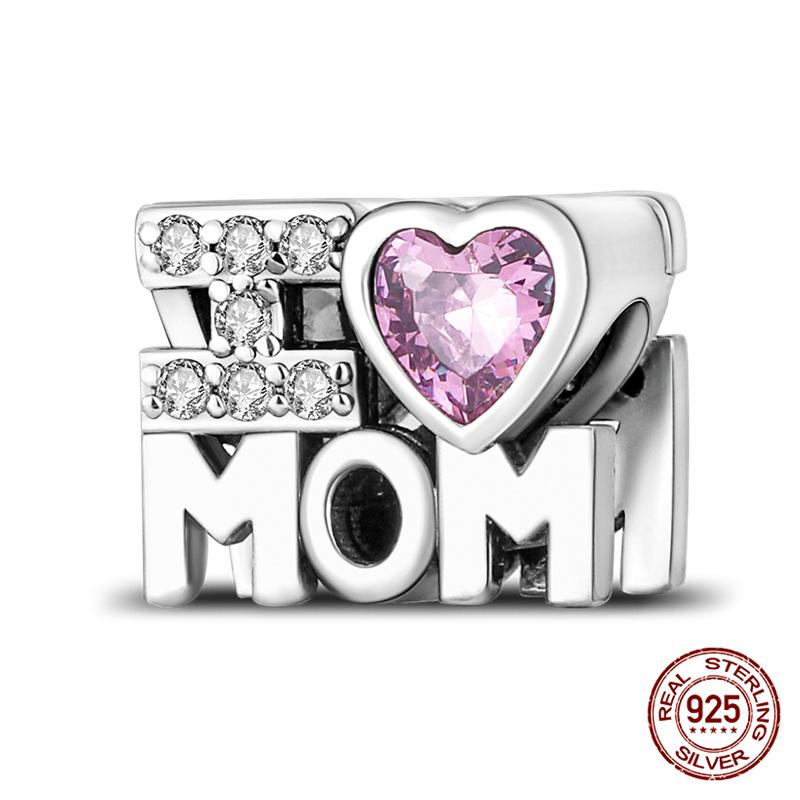 100% Copper Love Mother And Daughter Charms Fitoriginal Bracelets Diy Jewelry Making For Women Gift