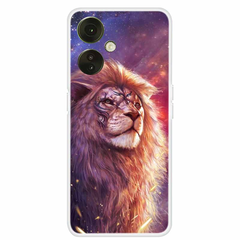For OnePlus Nord CE 3 Lite 5G Case Clear Lovely Cats TPU Soft Silicone Phone Cover For One Plus Nord CE3 Lite 5G Bag Transparent