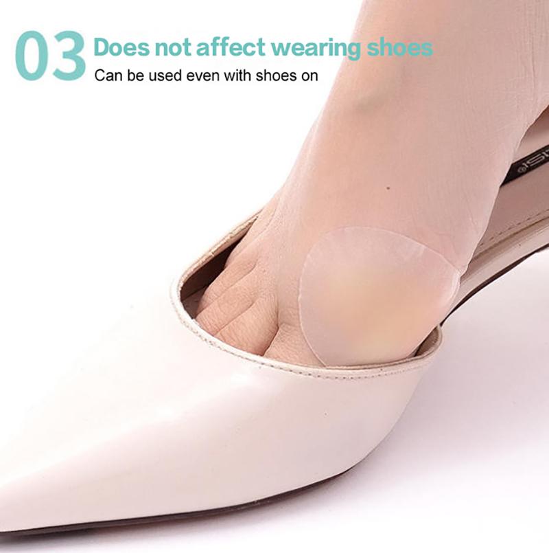 20Pcs Blister Plasters Invisible Hydrocolloid Gel Blister Bandages Blister Cushion Pad For Heel Foot Toe And Guard Skin