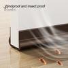 PVC Door Sweep Adhesive Cuttable Under-Door Weather Stripping Exterior Interior Door Seal Noise Dust Stopper Door Bottom Gap Filler Sealing Strip