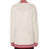 GUCCI Sylvie Web Knit Cardigan 'Ivory/Red' 574182-XKARR-9376
