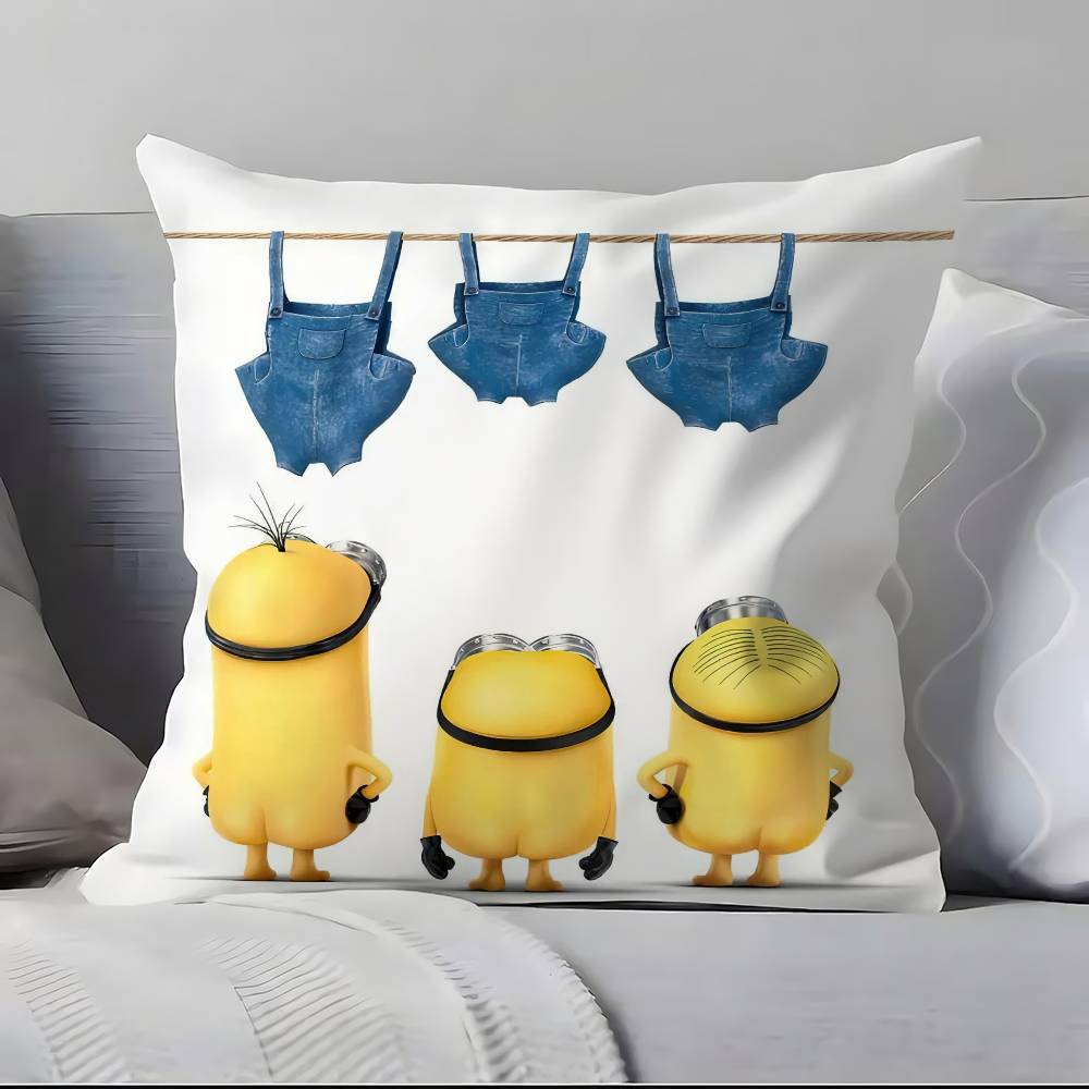 Cute Cartoon Thief Dad M-M-Minions Pillow Case Pillowcase Soft Skin Friendly & Comfortable With A Hidden Zipper