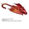 3D Printed Winged Dragon Ornament Flexible Articulated Dragon with Wings Fidget Dragon Toy for Home Office Desk Decor Stress Relief