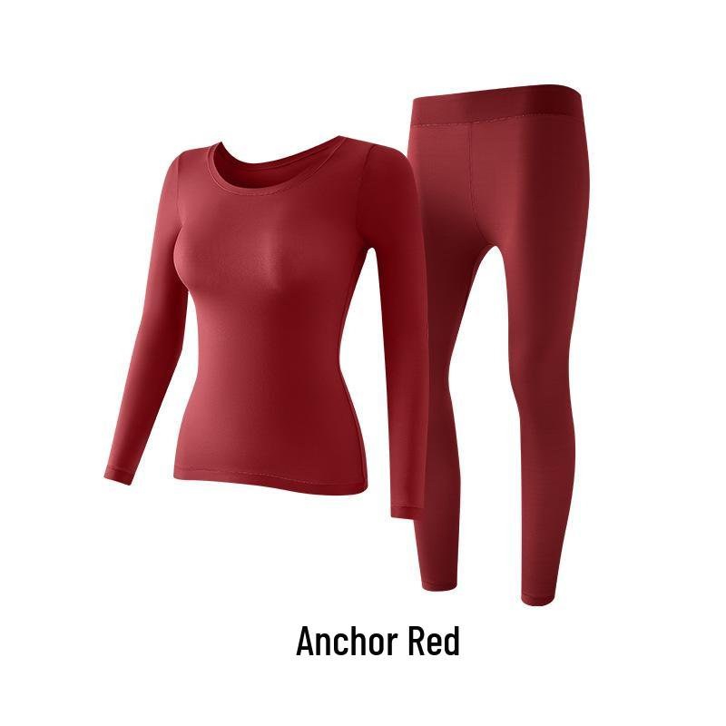 2025 Verbessertes Hautverschönerndes Thermounterwäsche-Set: Hochelastisch, Antibakteriell, Leicht, Nahtlose Basisschicht für den Herbst.