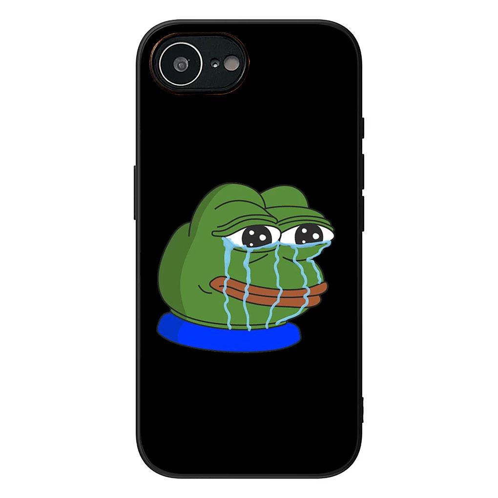 Funny Sad Frog Pepe Casing Phone Cover for Samsung Galaxy A05 A06 A14 A50 A51 A52 A12 A13 A23 A70 A07 A25 A26 M53 A56 Soft Case