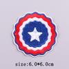 Нашивки в американском стиле, термонаклейки для одежды, вышитые нашивки с изображением белоголового орлана на одежде, наклейки на День независимости США