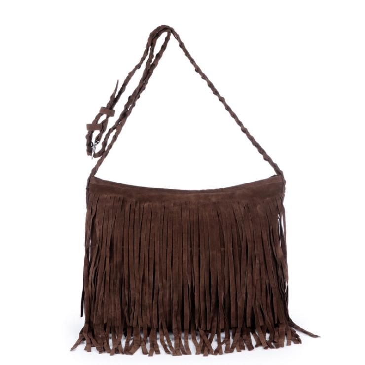 fringe messenger bag