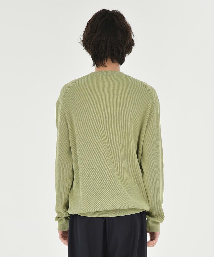 Beulaunyadeu High Density Crewneck Knit, Olive Gray
