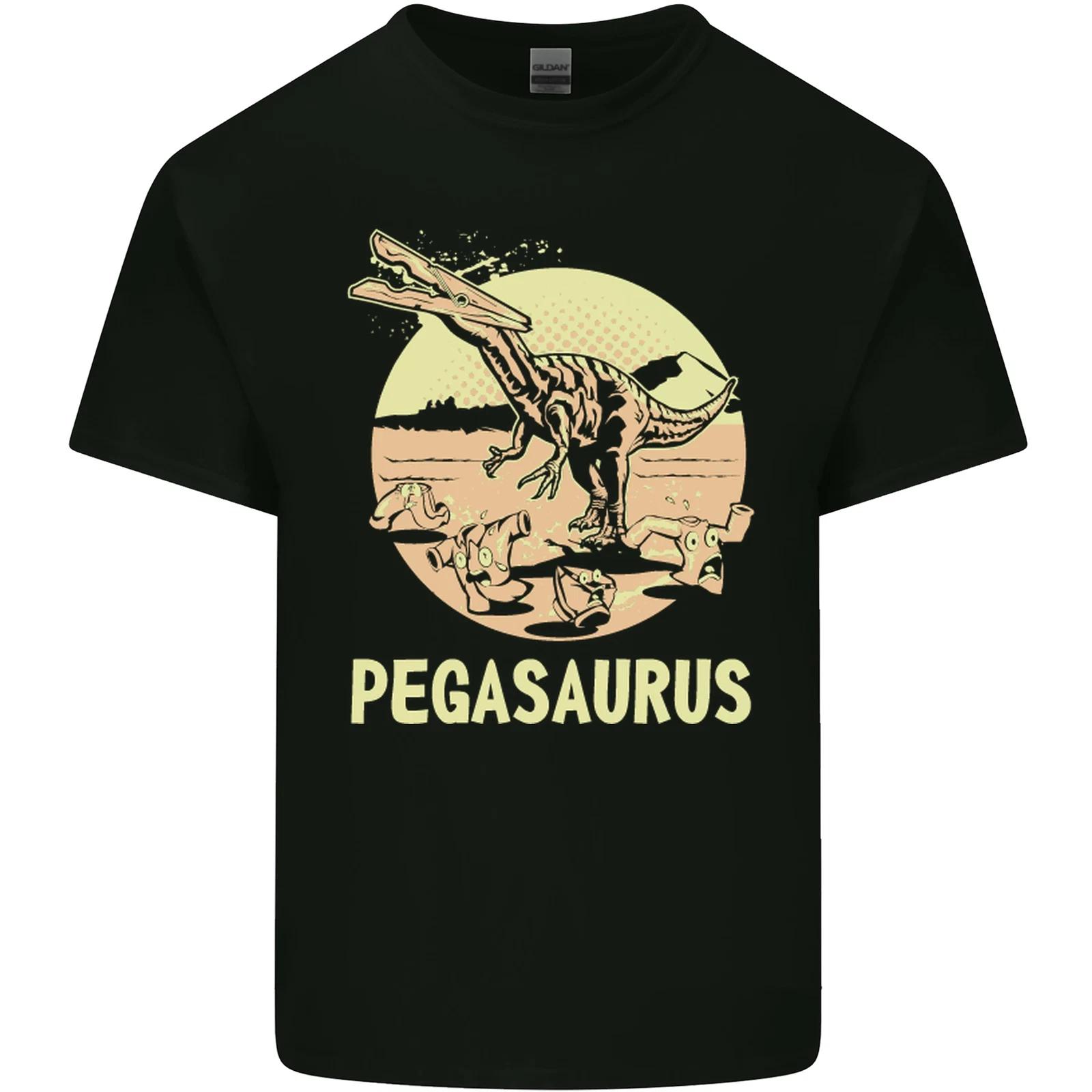 Pegasaurus Dinosaur T-Rex Funny Kids T-Shirt Childrens 2XL