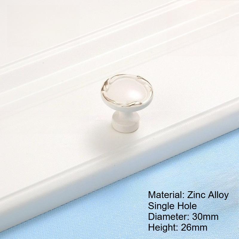 

Ручки для шафки з цинкового сплаву кольору слонової кістки, європейський стиль, ручки для дверей кухонної шафи, ручки для висувних ящиків, сучасна меблева фурнітура