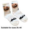 Women's Coral Fleece Socks for Halloween Festivities Cute Pumpkin Ghostly Witch Hat Print Cozy Fuzzy Slipper Ankle Socks