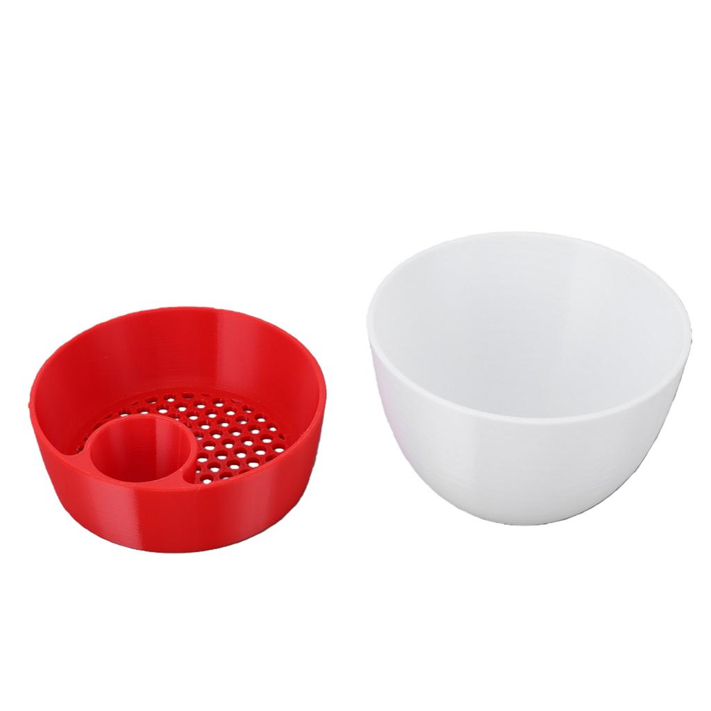 Dual Chamber Pistachio Bowl with Shell Container Snack Organizer for Pistachios Cherries Olives