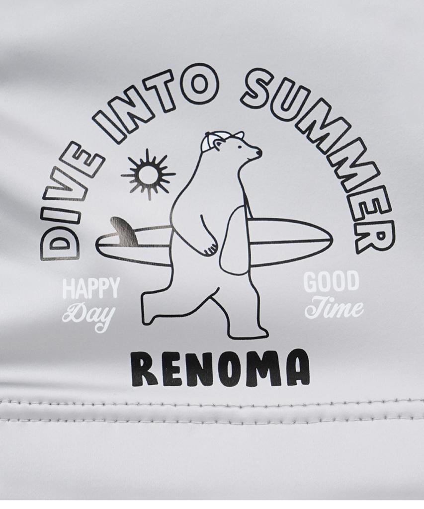 Lenomasuyeongbog Toys Adult Graphic Pu Swim Cap Silver Ro-Rc2C006-Sv
