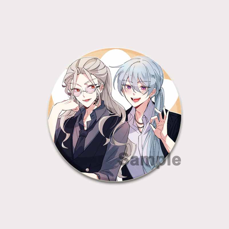 32/44/58mm Anime Ensemble Stars Pin Cartoon Figure Wataru Hibiki Brooch Creative Cute Art Badge for Backpack Decor Fans Collection Gifts