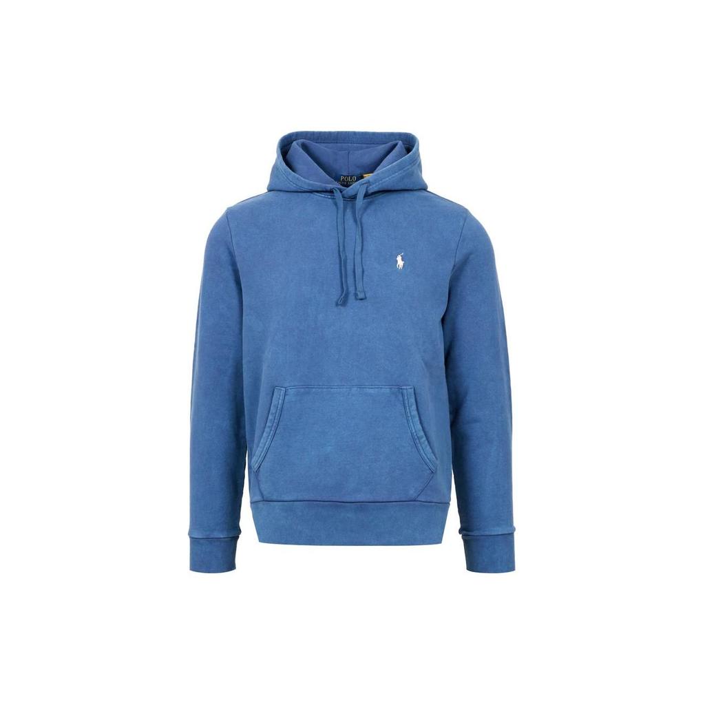 Polo Ralph Lauren Solid Color Hooded Long Sleeve Sweatshirt Men sweatshirt Blue 710916690-001