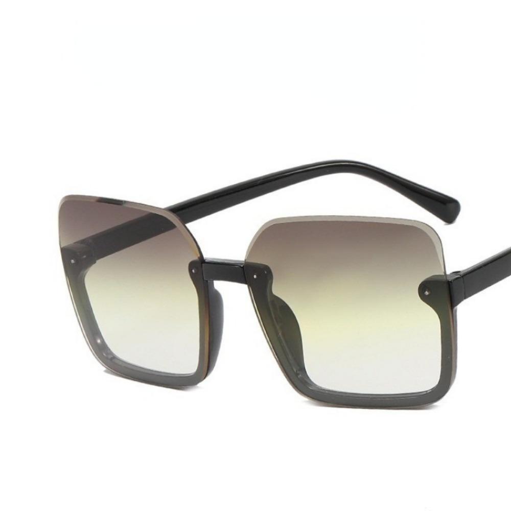 Fashion Retro Gradient Beach UV400 Lens UV Protection Square Sunglasses Ladies Men